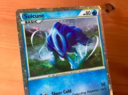 Pokemon TCG Black Star Promo Holo Suicune HGSS21 - Image 3