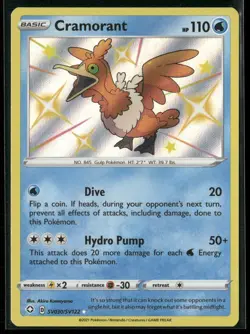 Pokemon Cramorant Holo Rare SV030/SV122 SHFSV Shining Fates: Shiny Vault NM - Image 1