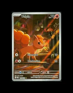 Pokemon TCG Vulpix Illustration Rare Mega Evolutions #138/132 NM/M Condition - Image 1