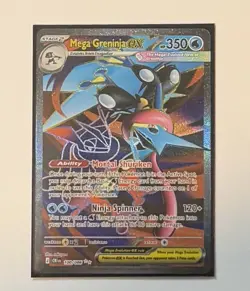 Mega Greninja EX 100/086 Secret Rare Chaos Rising Pokemon TCG - Image 1