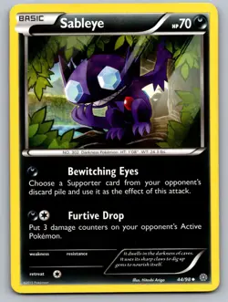 Sableye 44/98 Uncommon Ancient Origins Pokemon Lightly Played - Image 1