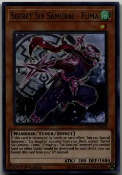 Secret Six Samurai - Fuma Ultra Rare Duel Overload DUOV-EN070 LP - Image 1