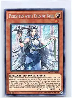 Priestess with Eyes of Blue Legendary Collection Kaiba LCKC-EN016 - Image 1