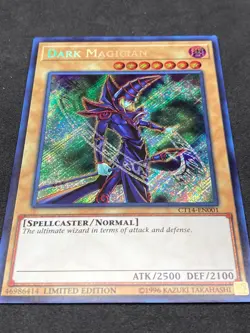 Yugioh Dark Magician CT14-EN001 Alt Art Limited Edition Secret Rare - Light Play - Image 2