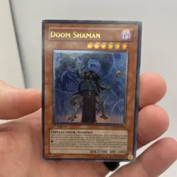 Yugioh Doom Shaman TAEV-EN025 Ultimate Rare 1st Ed - Image 1