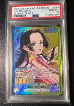 Boa Hancock - OP14-EB04 EN - Alternate Art - PSA 10 - Image 1