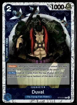 Duval (Jolly Roger Foil) ST12-014 One Piece Premium Booster -The Best- NM - Image 1
