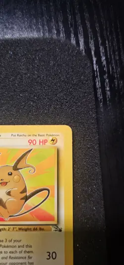 Raichu No.29/62 Fossil Set Pokemon Card Non Holo 1999 LP - Image 4