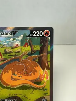 Pokemon TCG Charizard v SWSH260 Sword & Shield Promo Card Near Mint Condition - Image 2