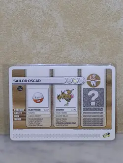 SAILOR OSCAR ~ Pokemon Battle-e Card Series 1 GBA GameBoy Advance e-Reader 2003 - Image 1