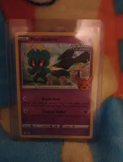 Pokemon Marshadow TCG Trick or Trade Booster 2021 Holo Holo Rare Card 080/203 - Image 1