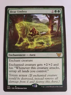 Mtg Bear Umbra Neon Dynasty - Image 1