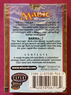 Magic The Gathering PLANESHIFT BARRAGE New Sealed Preconstructed Theme Deck MTG - Image 2