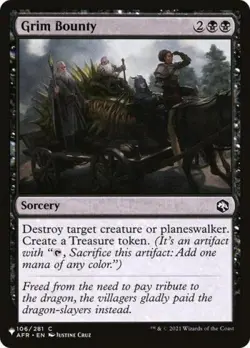 Grim Bounty - Near Mint MTG The List - Image 1