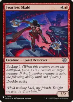 Fearless Skald - Near Mint MTG The List - Image 1