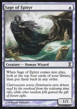 Sage of Epityr - Light Play MTG Time Spiral - Image 1