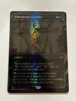 MTG Ichormoon Gauntlet #348 Oil Slick Raised Foil Phyrexia: AWBO (ONE) - Image 1