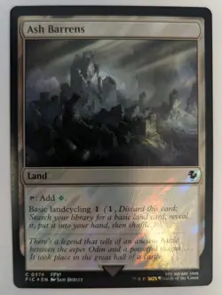 Ash Barrens (Surge Foil) Commander: Final Fantasy - MTG - Image 1