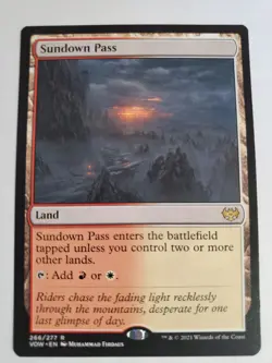 MTG Sundown Pass Innistrad: Crimson Vow 266/284 Regular Rare - Image 1