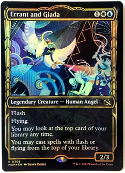 MTG Errant and Giada SHOWCASE FOIL March of the Machine 306 NM - Image 1