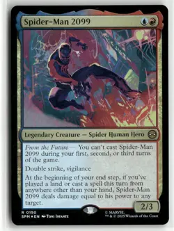 Spider-Man 2099 150 NM Foil MTG Marvel's Spider-Man Magic - Image 1
