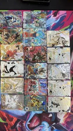 Bandai Dragon Ball Super Divers Fusion World Foil Promo 18-Card Lot Goku - Image 1