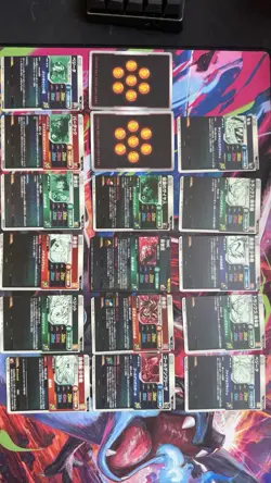Bandai Dragon Ball Super Divers Fusion World Foil Promo 18-Card Lot Goku - Image 2