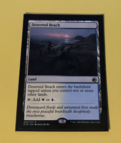 MTG - Deserted Beach - Innistrad: Midnight Hunt - Image 1