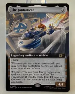 The Fantasticar (Extended Art) Commander: Marvel Super Heroes Regular 433 MTG - Image 1