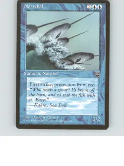Narwhal Rare Homelands Lightly played b1-189 MTG - Image 1