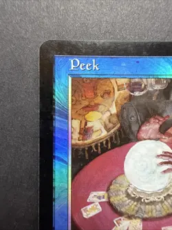 MTG FOIL Peek Odyssey Magic the Gathering - Image 2