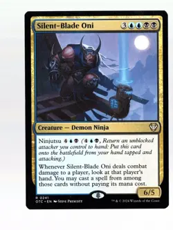 Silent-Blade Oni 0241 Non Foil Rare Outlaws of Thunder Junction MTG NM - Image 1