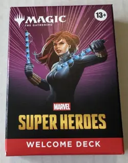 Magic The Gathering MTG Marvel Superheroes Welcome Deck Black Widow NEW - Image 1