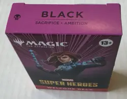 Magic The Gathering MTG Marvel Superheroes Welcome Deck Black Widow NEW - Image 4