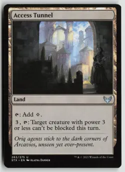 Access Tunnel LP 262 Strixhaven: School of Mages Magic: The Gathering - Image 1