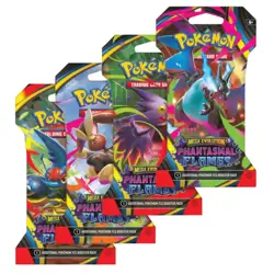 Pokemon TCG: Mega Evolution Phantasmal Flames Sleeved Booster Pack - 10 Cards - Image 1