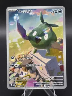 Trubbish 140/086 Illustration Rare Full Art Holo SV: White Flare Pokemon TCG - Image 2