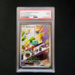 Pokemon PSA 9 Bulbasaur 143/142 Sv07: Stellar Crown - Image 1