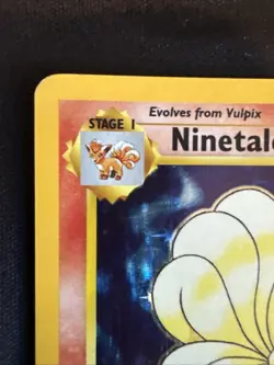 Ninetales 12/102 Holo 1999-2000 Wizards Base Set Pokemon TCG Vintage HP - Image 3