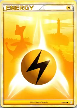 Pokemon TCG Lightning Energy 118/123 Heartgold & Soulsilver English Non-holo NM - Image 1