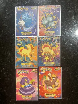 SIX Spanish Non-TCG Licensed Pokemon Card Lot Near Mint Magnemite Rapidash - Image 1