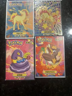 SIX Spanish Non-TCG Licensed Pokemon Card Lot Near Mint Magnemite Rapidash - Image 4