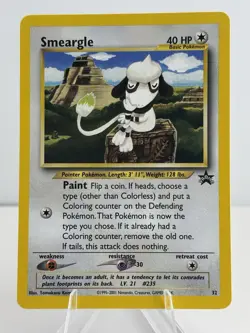 Smeargle 32/53 Wotc Black Star Promo Regular Pokemon NM/LP - Image 1