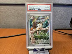 Pokemon 2025 Meowth 106/094 Illustration Rare Phantasmal Flames GEM MINT PSA 10 - Image 1