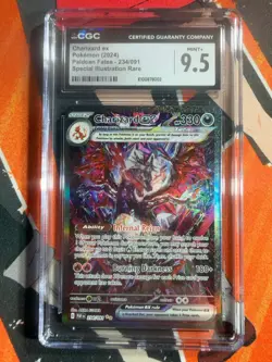 CGC 9.5 Charizard EX 234/091 Pokemon Paldean Fates Alt Art English SIR - Image 1
