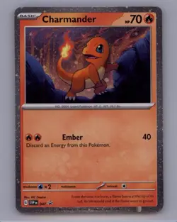 Charmander (Cosmos Holo) 047 Promo SV: Scarlet & Violet Promo Cards Pokemon TCG - Image 1