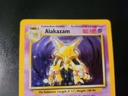 Pokemon TCG Alakazam Holo Rare 1/102 - Image 3