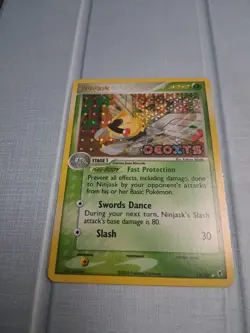 Pokemon Ninjask 13/107 Deoxys Reverse Holo Stamped NM Fast Ship - Image 2