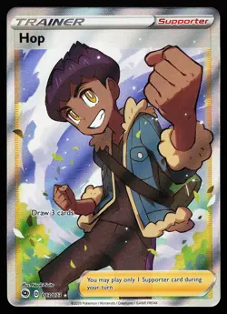Hop 073/073 Ultra Rare Champion's Path Pokemon Card - Image 1