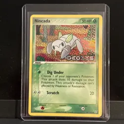 Nincada 67/107 EX Deoxys Pokemon 2005 Reverse Holo Stamped Rare Card - Image 1